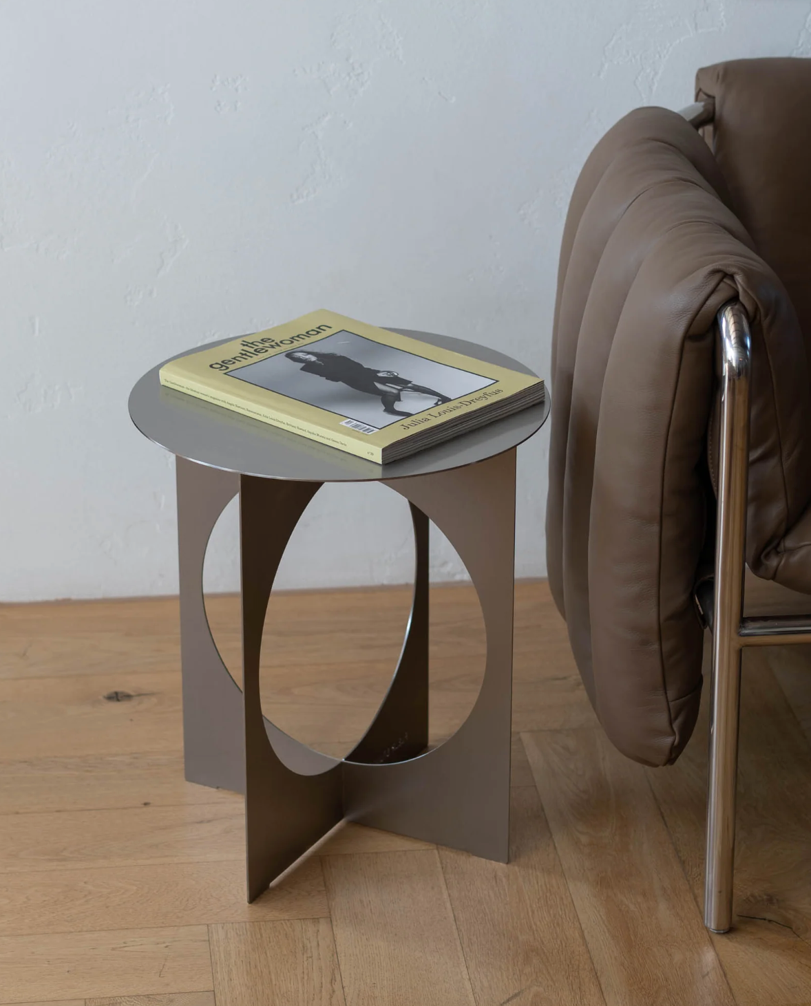Gift Guide Fleur Studio Palermo Stainless Steel Side Table