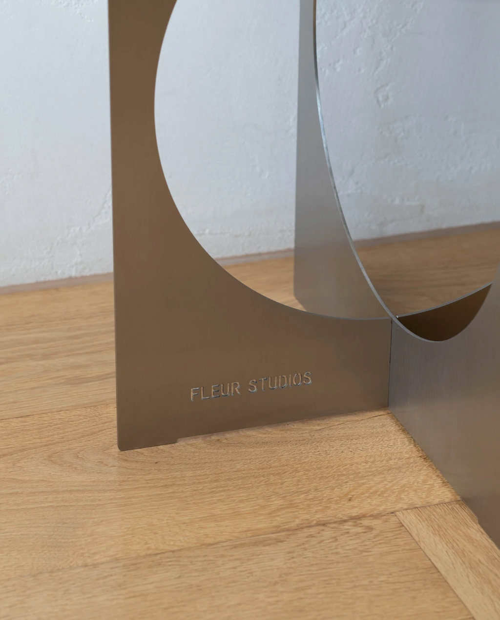 Gift Guide Fleur Studio Palermo Stainless Steel Side Table