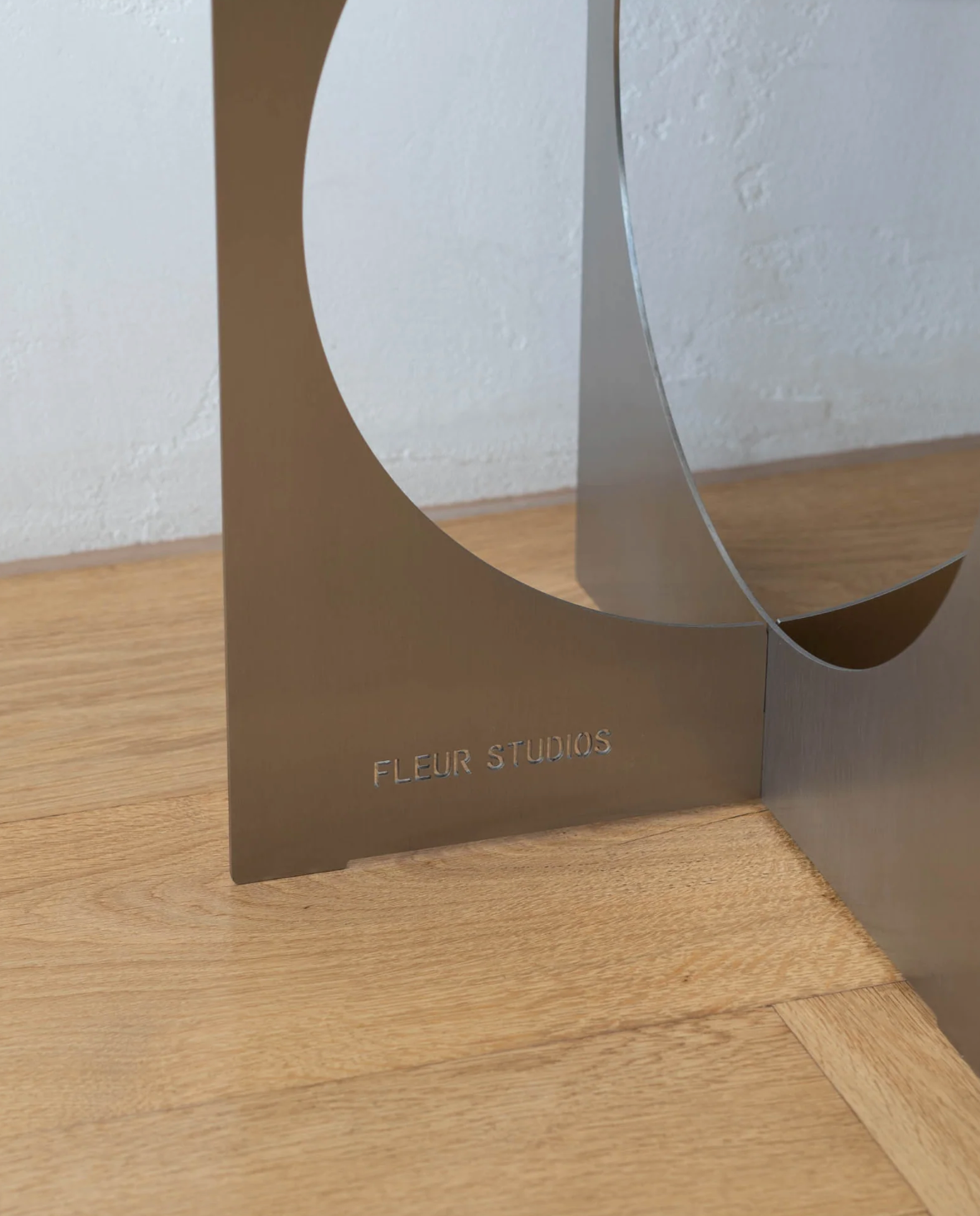 Gift Guide Fleur Studio Palermo Stainless Steel Side Table