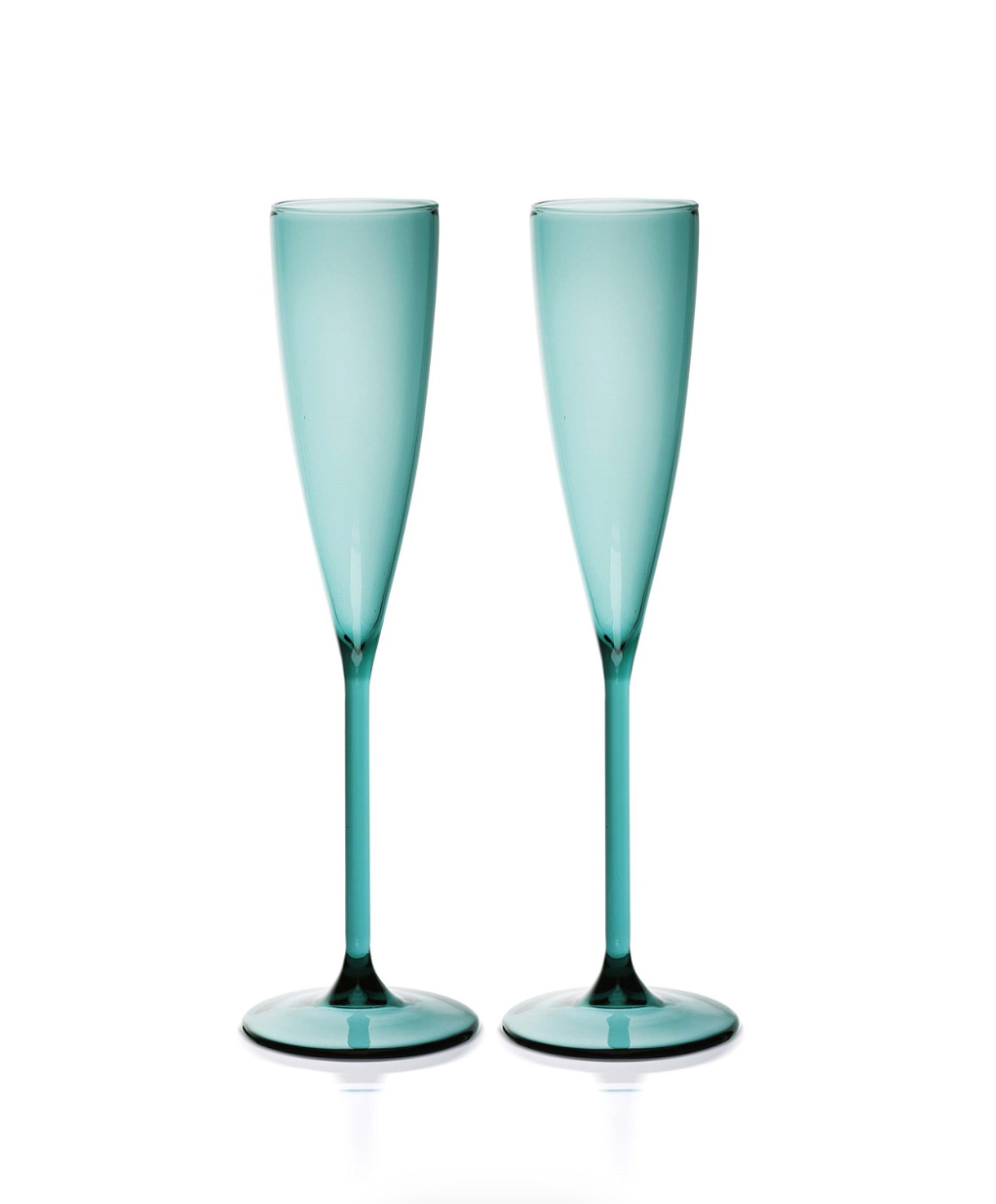 Gift Guide Maison Balzac Teal Champagne Flute Set of 2
