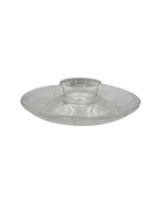 Retro Italian IVV Glass Platter with Bowl