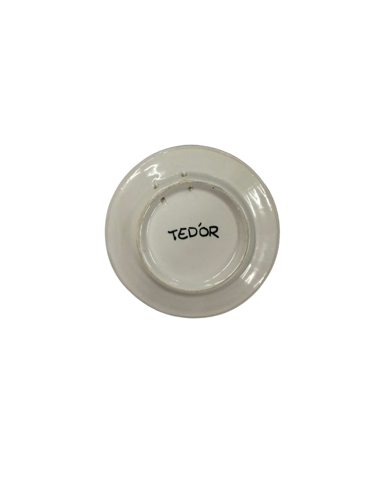 Decorative Hand-painted Hanging Ceramic Plates - Set of 3