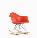 ReStory Raffle RAR Red Rocker Chair, Eames