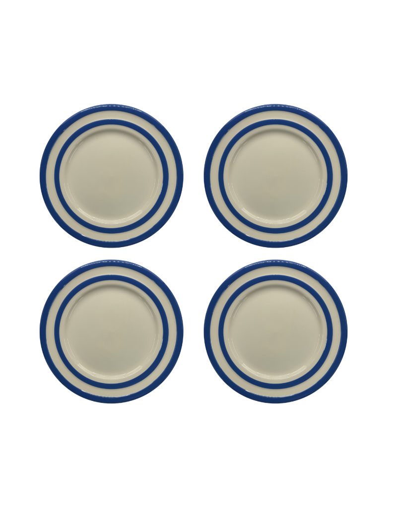 Cornishware Blue Plates - Set of 4