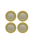 Cornishware Yellow Plates - Set of 4