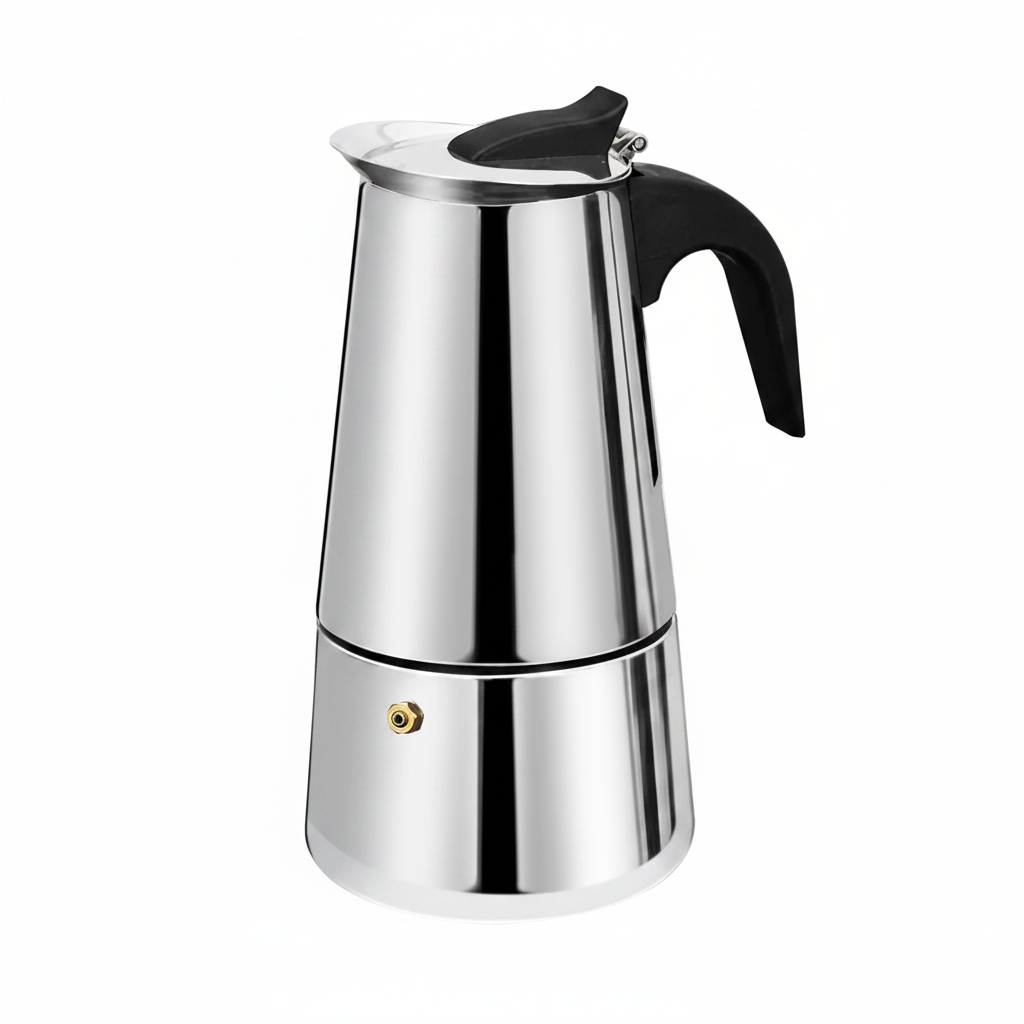 Two Cup Stainless Steel Espresso Maker