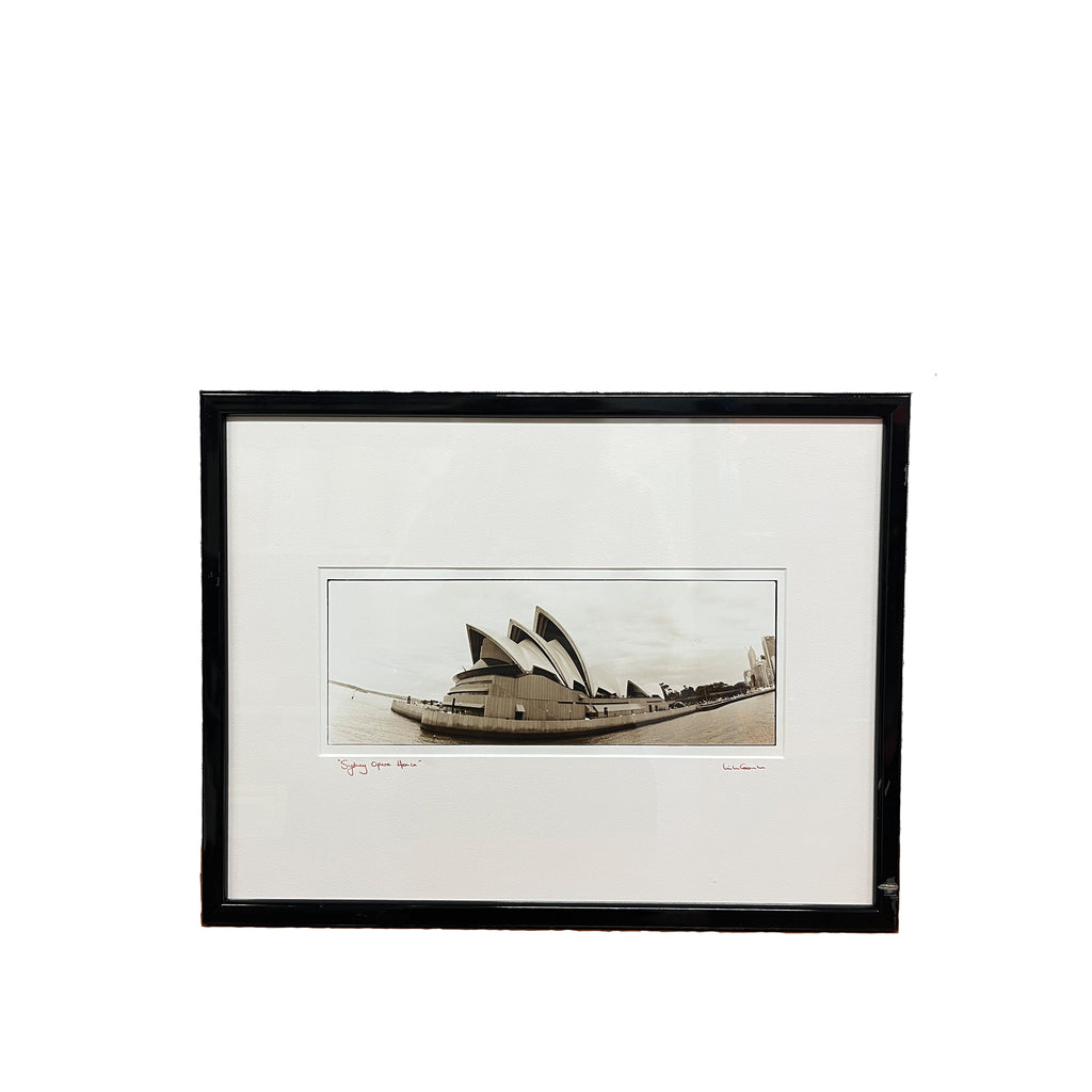 'Sydney Opera House' - Black and White Signed Framed Photograph