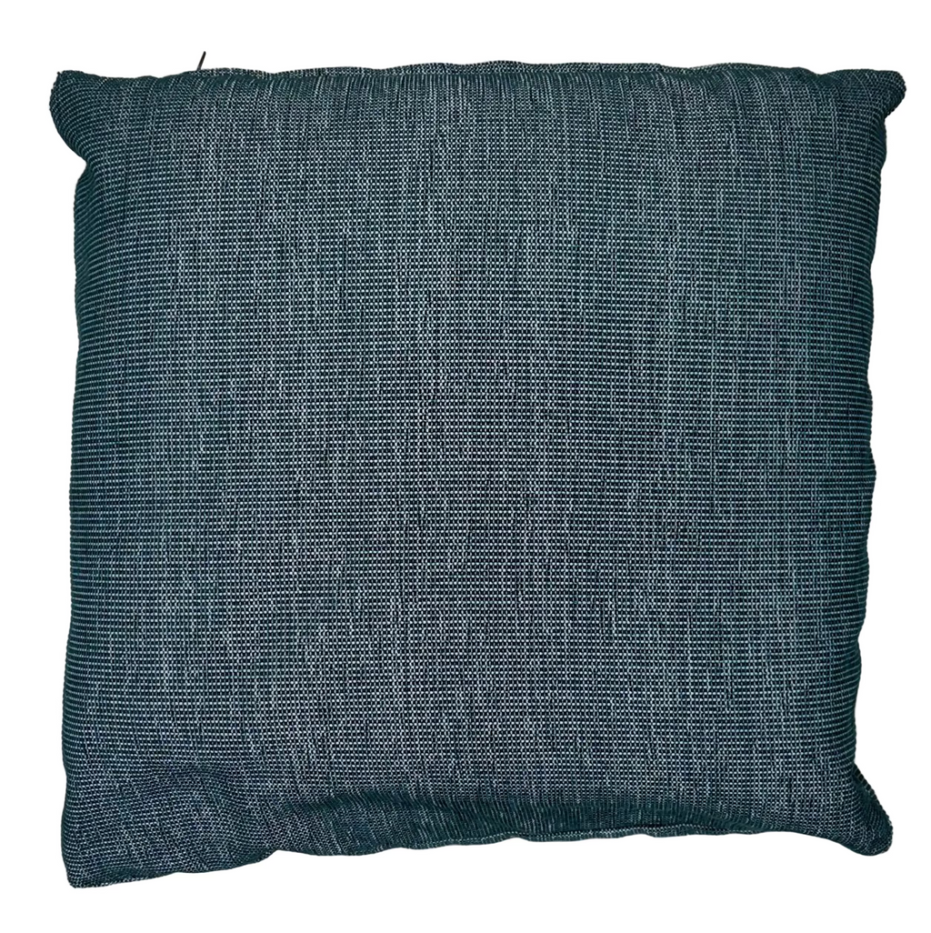Textured Blue Throw Cushion