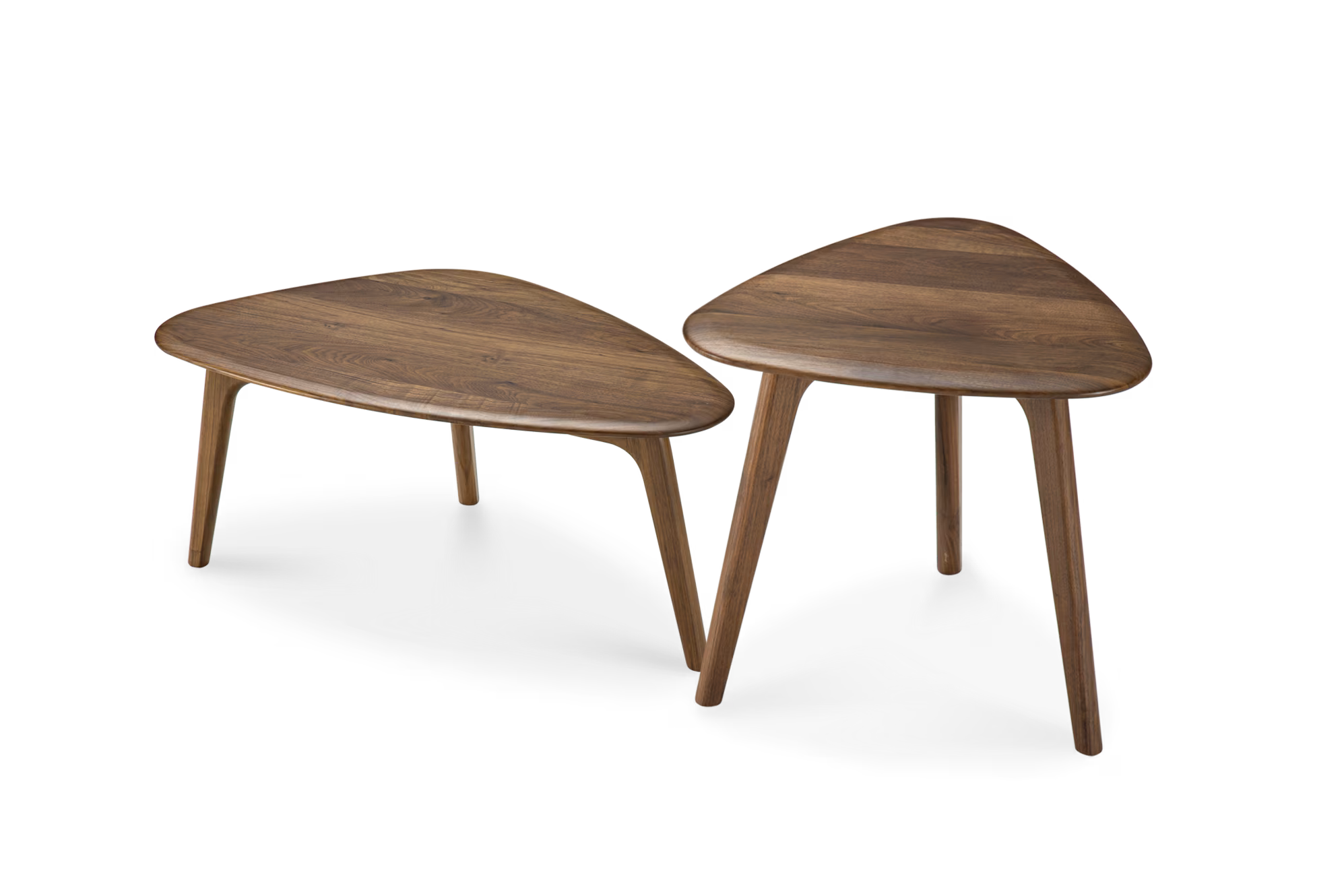 Vincent Walnut Nest Coffee Table Set