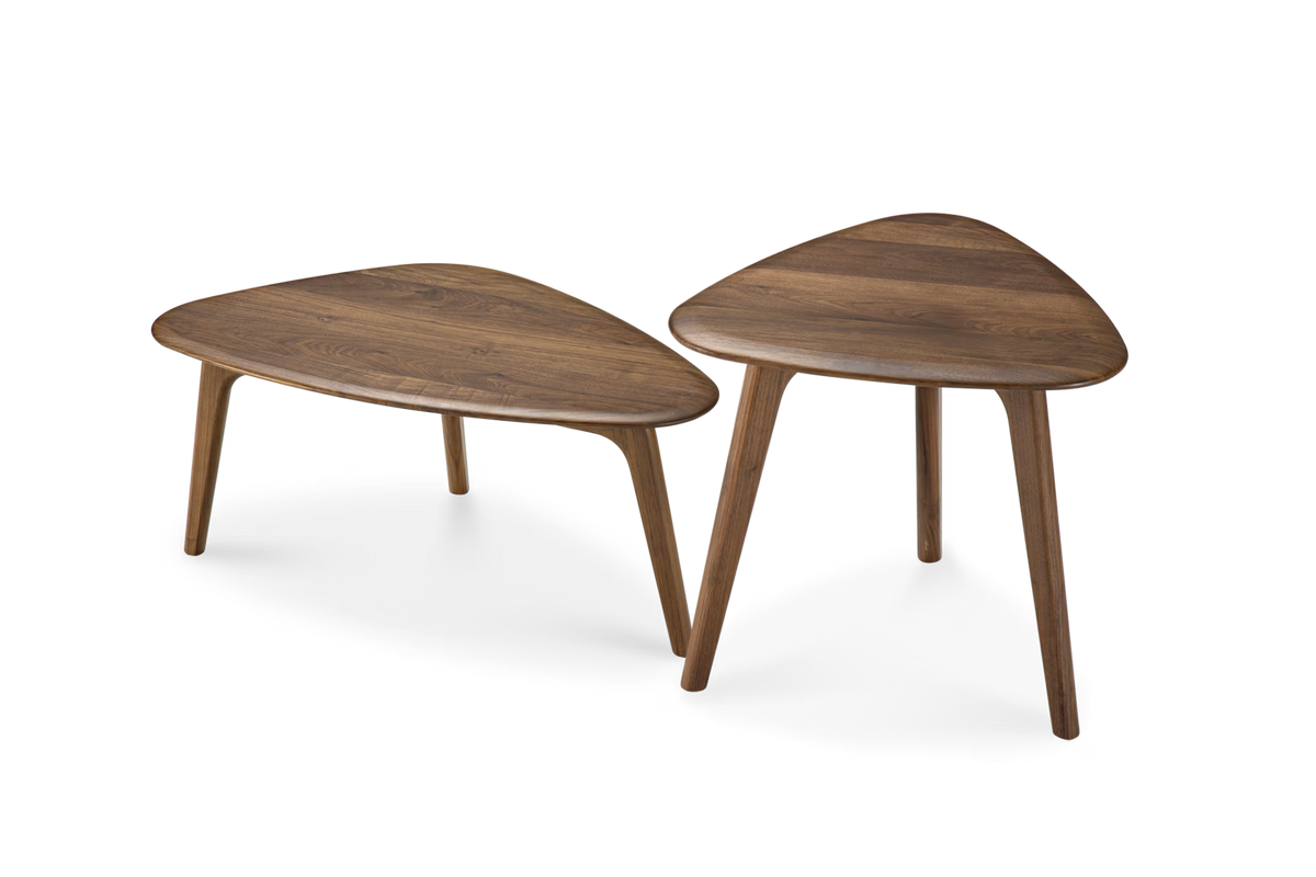 Vincent Walnut Nest Coffee Table Set