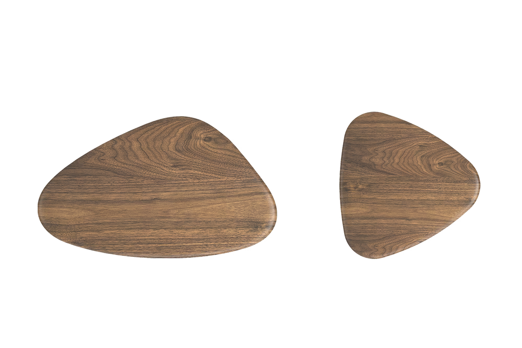 Vincent Walnut Nest Coffee Table Set