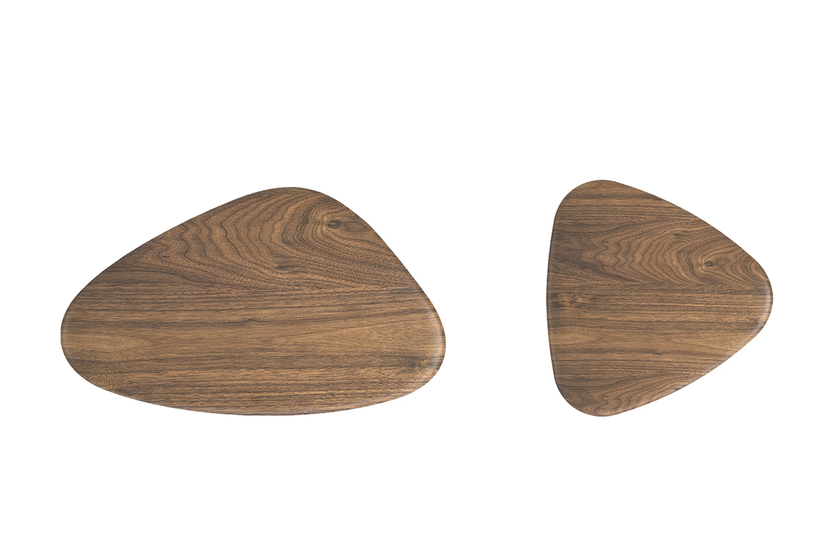 Vincent Walnut Nest Coffee Table Set