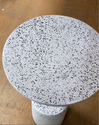 Stunning Terrazzo and Metal Side Table