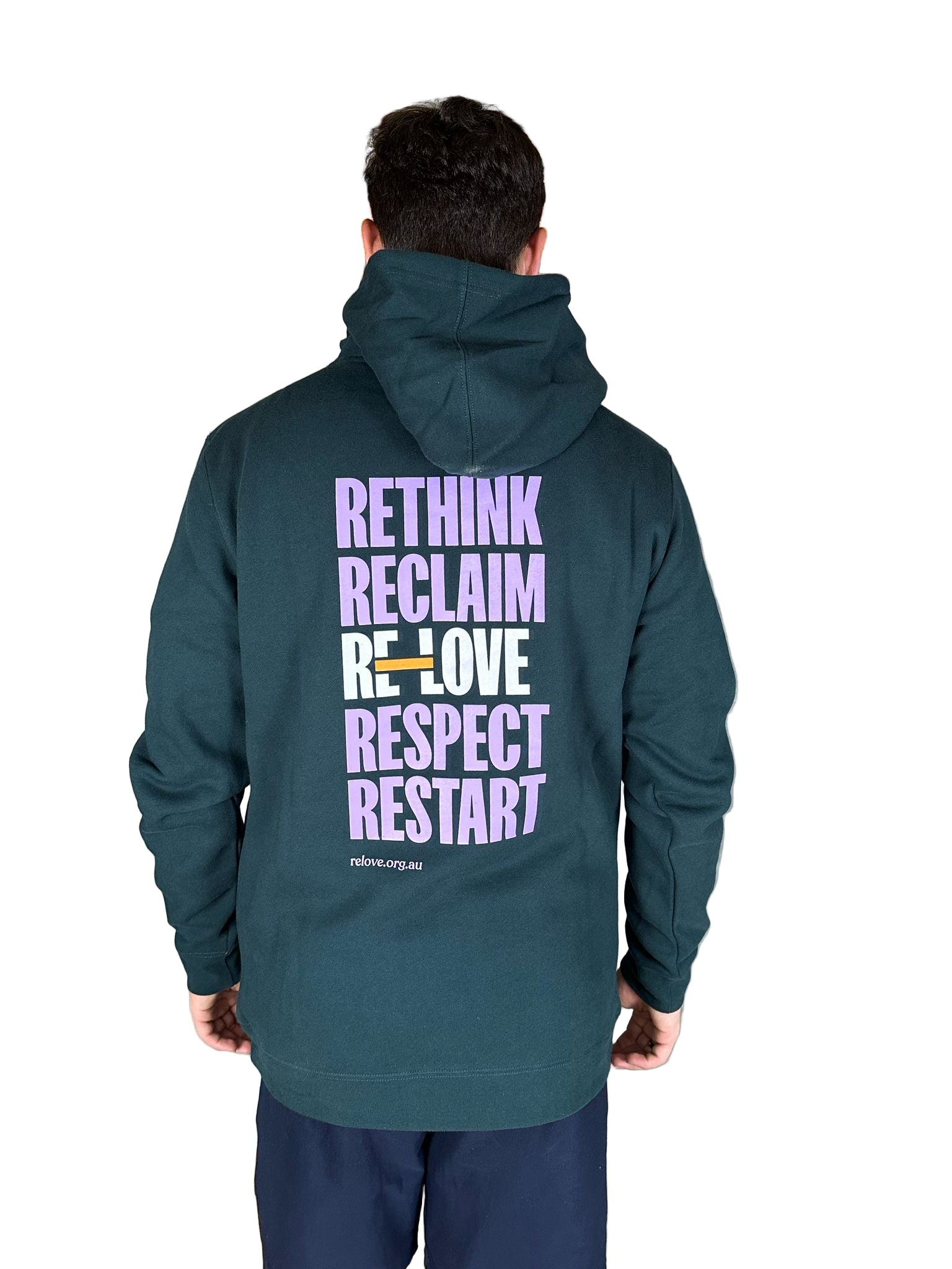 Pine Green ReLove Hoodie (Long Cut)