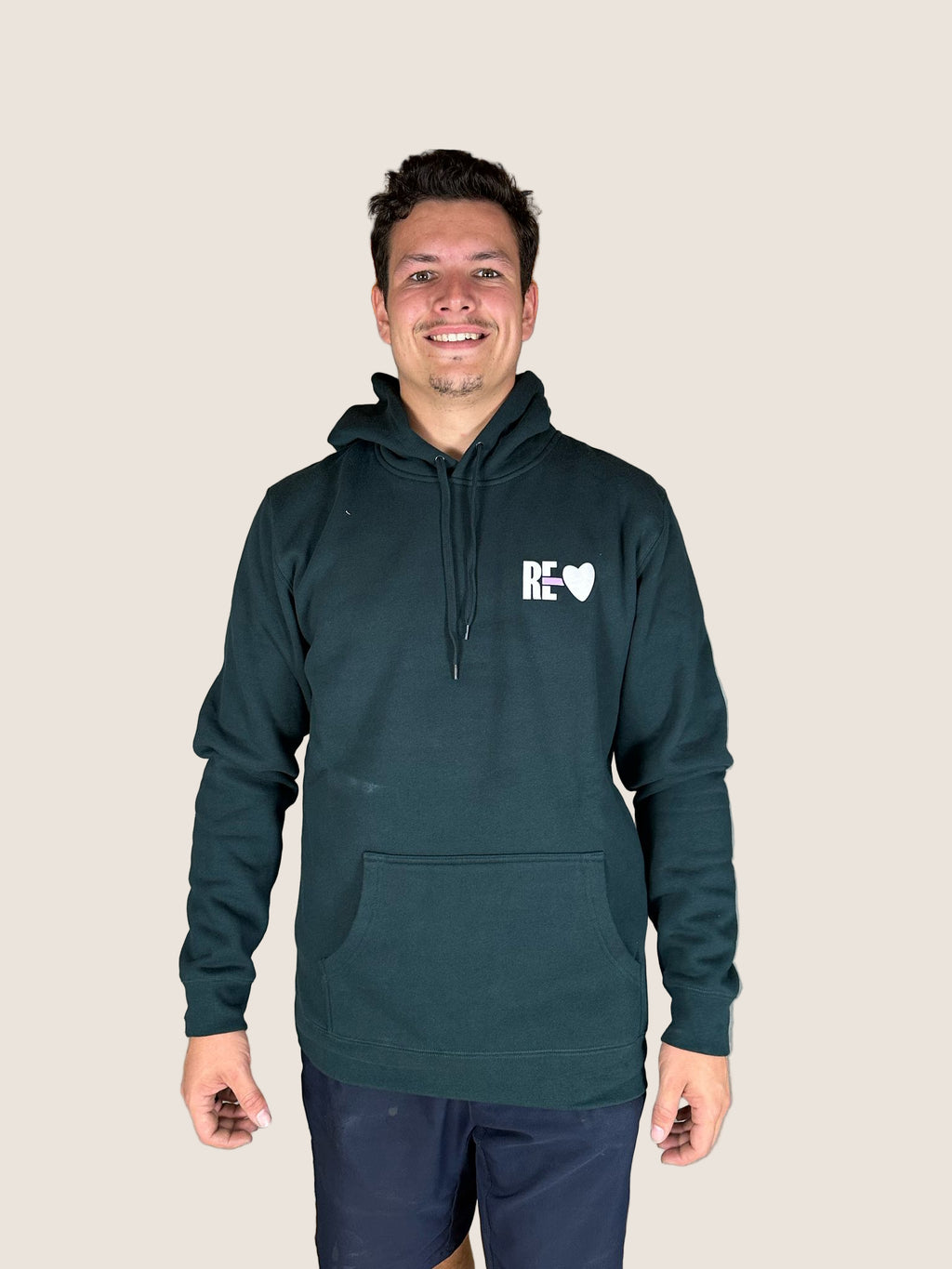 Pine Green ReLove Hoodie (Long Cut)