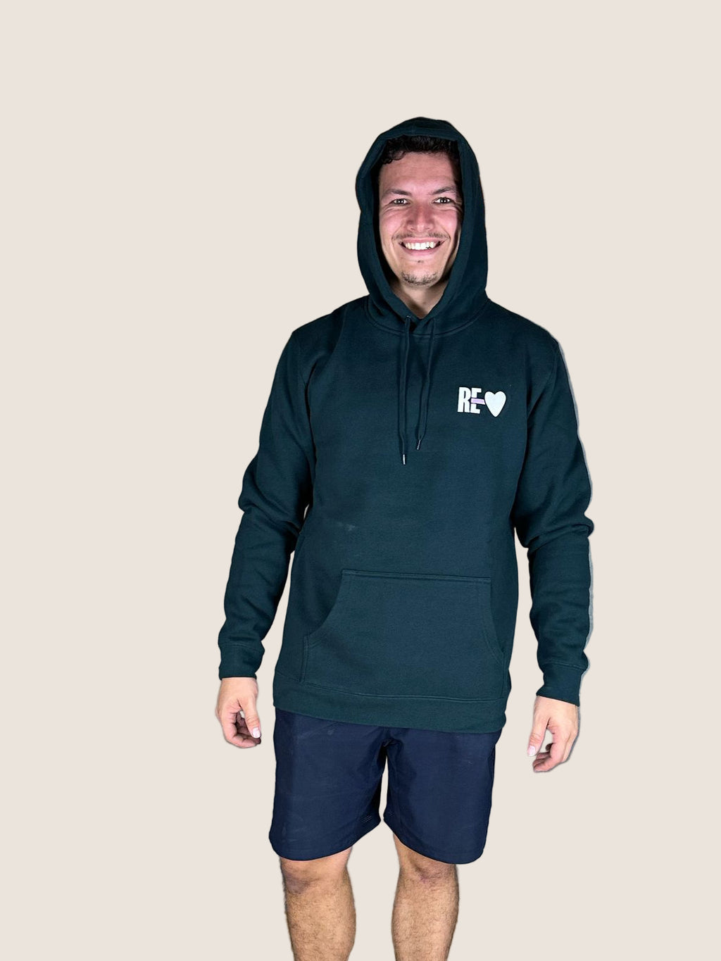 Unisex Pine Green ReLove Hoodie Long Cut ReStory By ReLove unisex-pine-green-relove-hoodie-long-cut-restory-by-relove