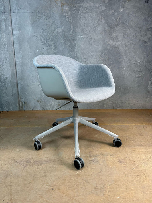Fiber Armchair Swivel Base w. Gas Lift and Castors