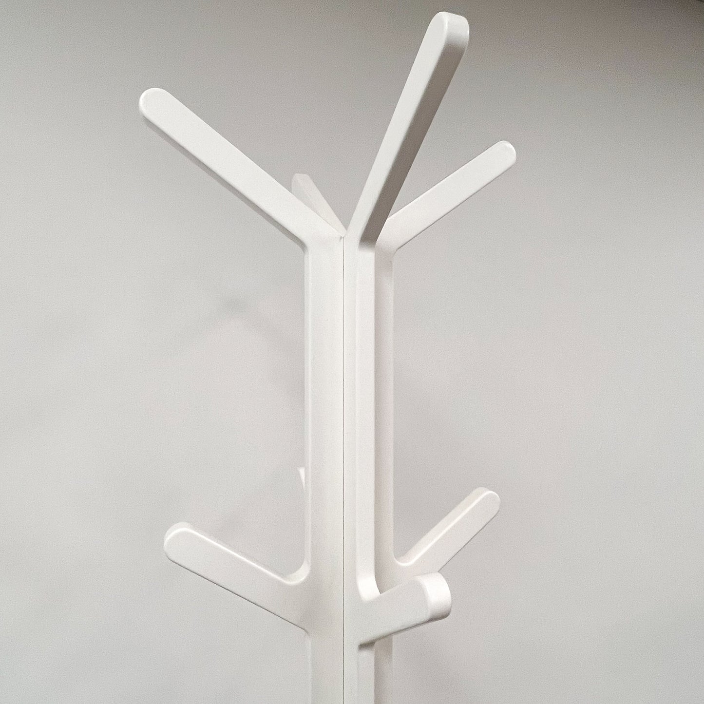 White Timber Coat Stand