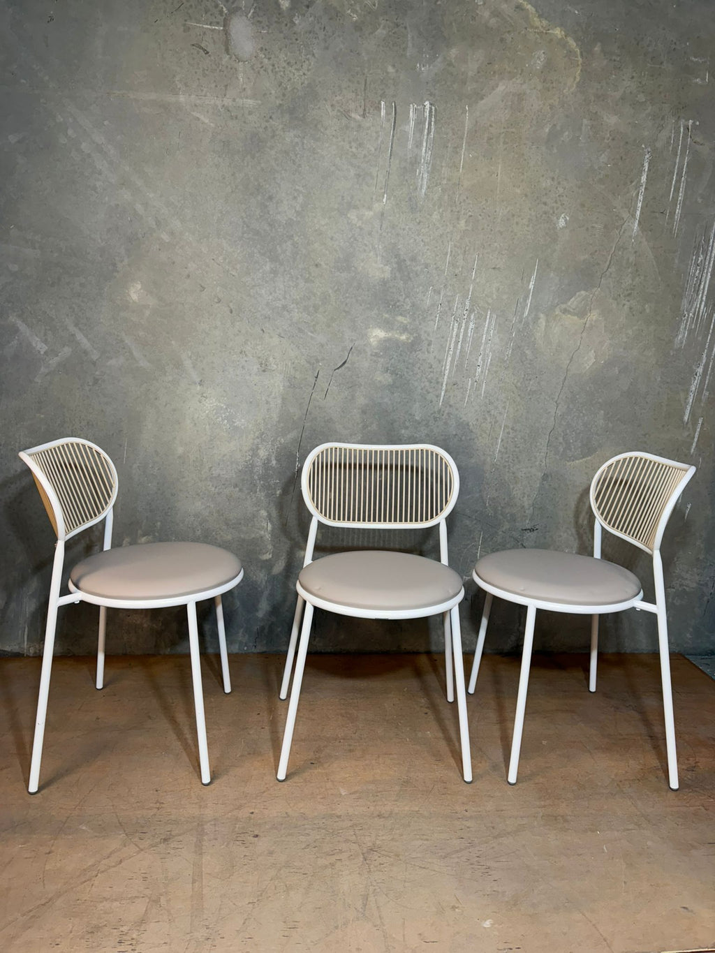 Piper Chair White and Beige, DesignByThem