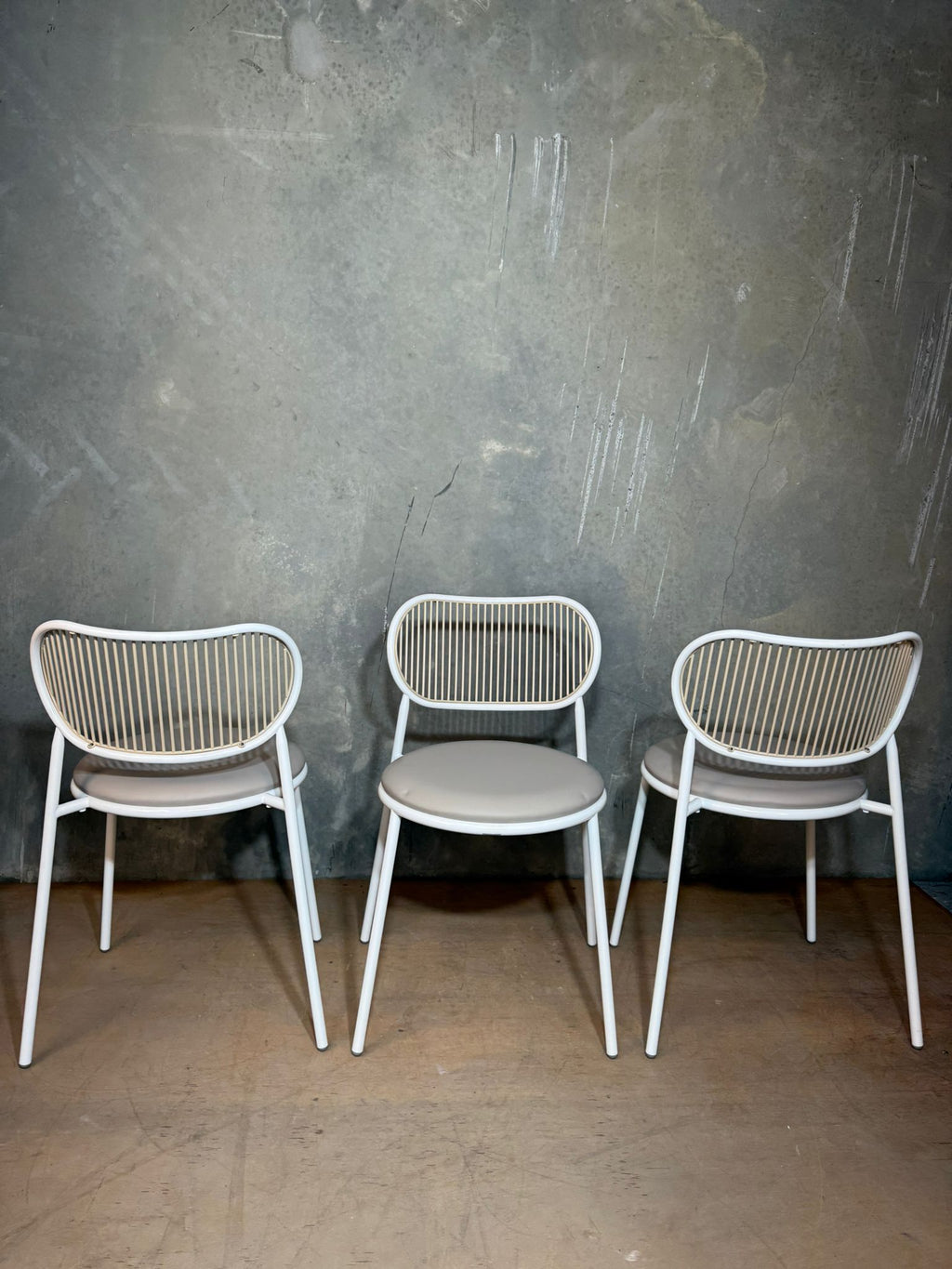 Piper Chair White and Beige, DesignByThem