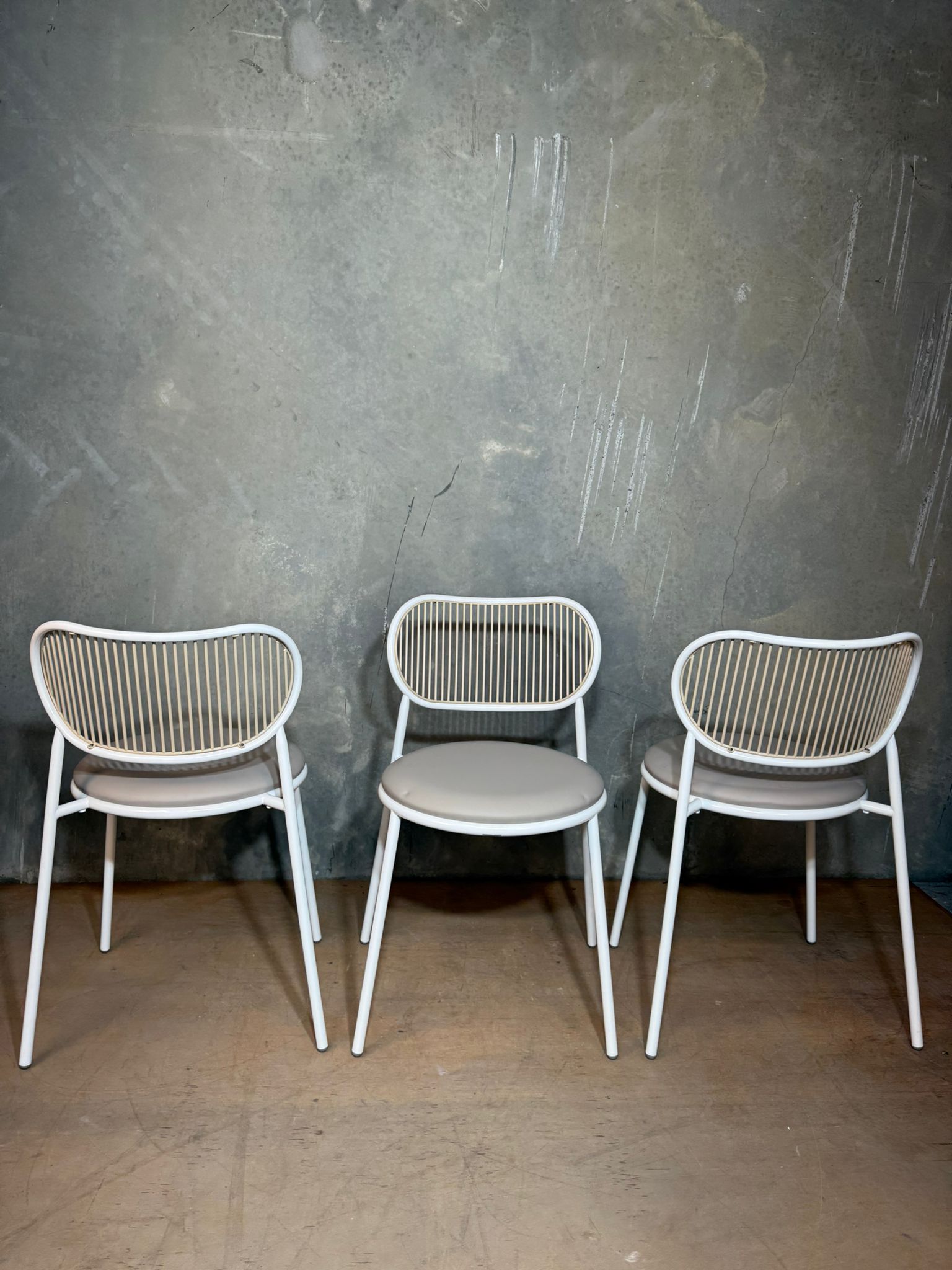 Piper Chair White and Beige, DesignByThem