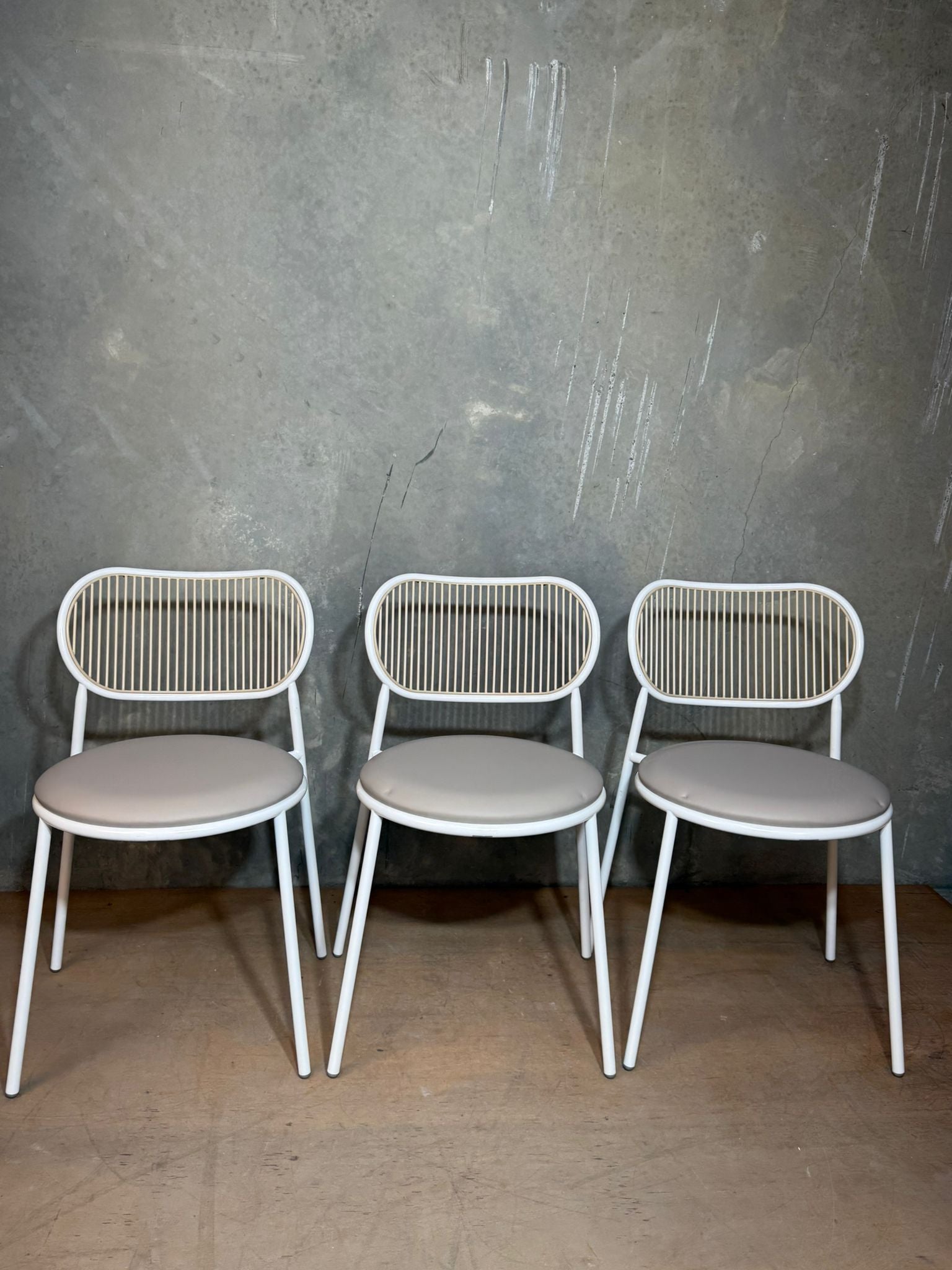 Piper Chair White and Beige, DesignByThem