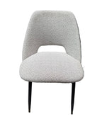Modern Scandi Dining Chair in Speckled Grey