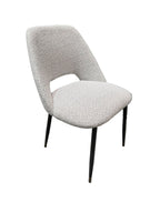 Modern Scandi Dining Chair in Speckled Grey