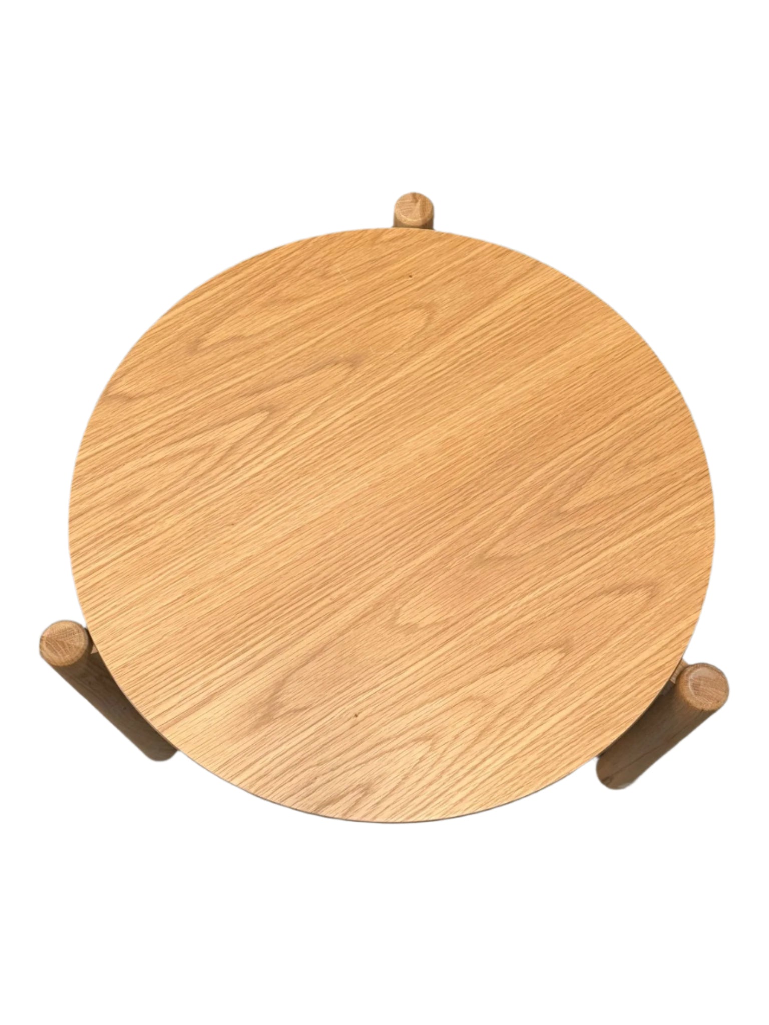 Modern Scandinavian-Inspired Round Coffee Table