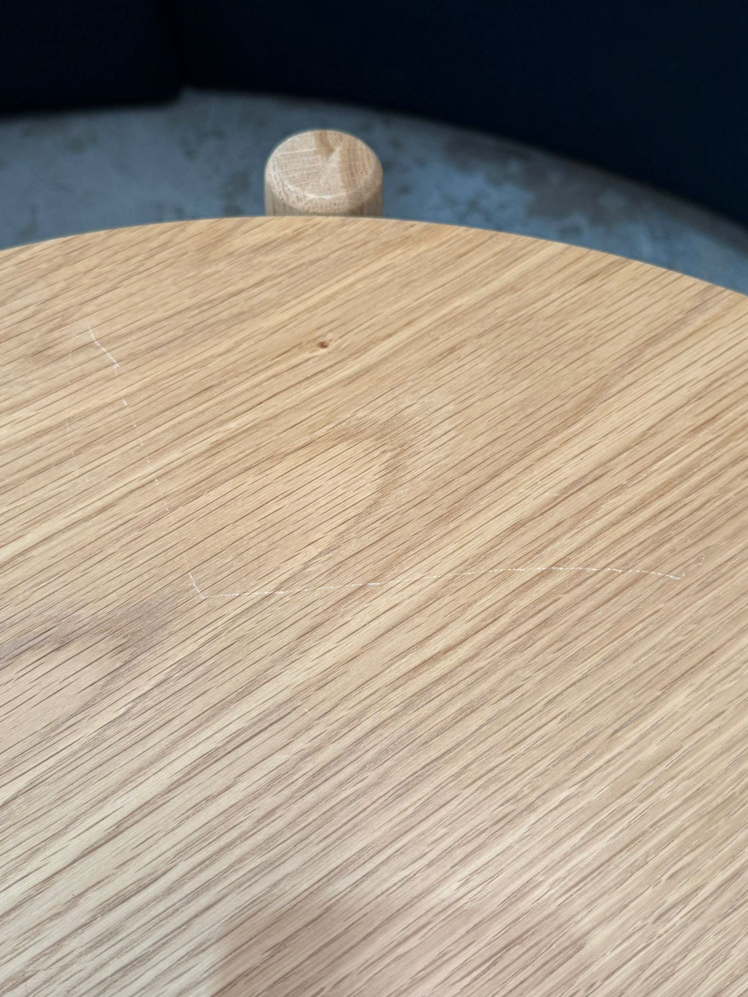 Modern Scandinavian-Inspired Round Coffee Table
