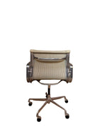 Eames Aluminium Office Chair in Cream Mesh by Charles and Ray Eames