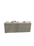 Relaxed Coastal 3-Seater Sofa in Cream