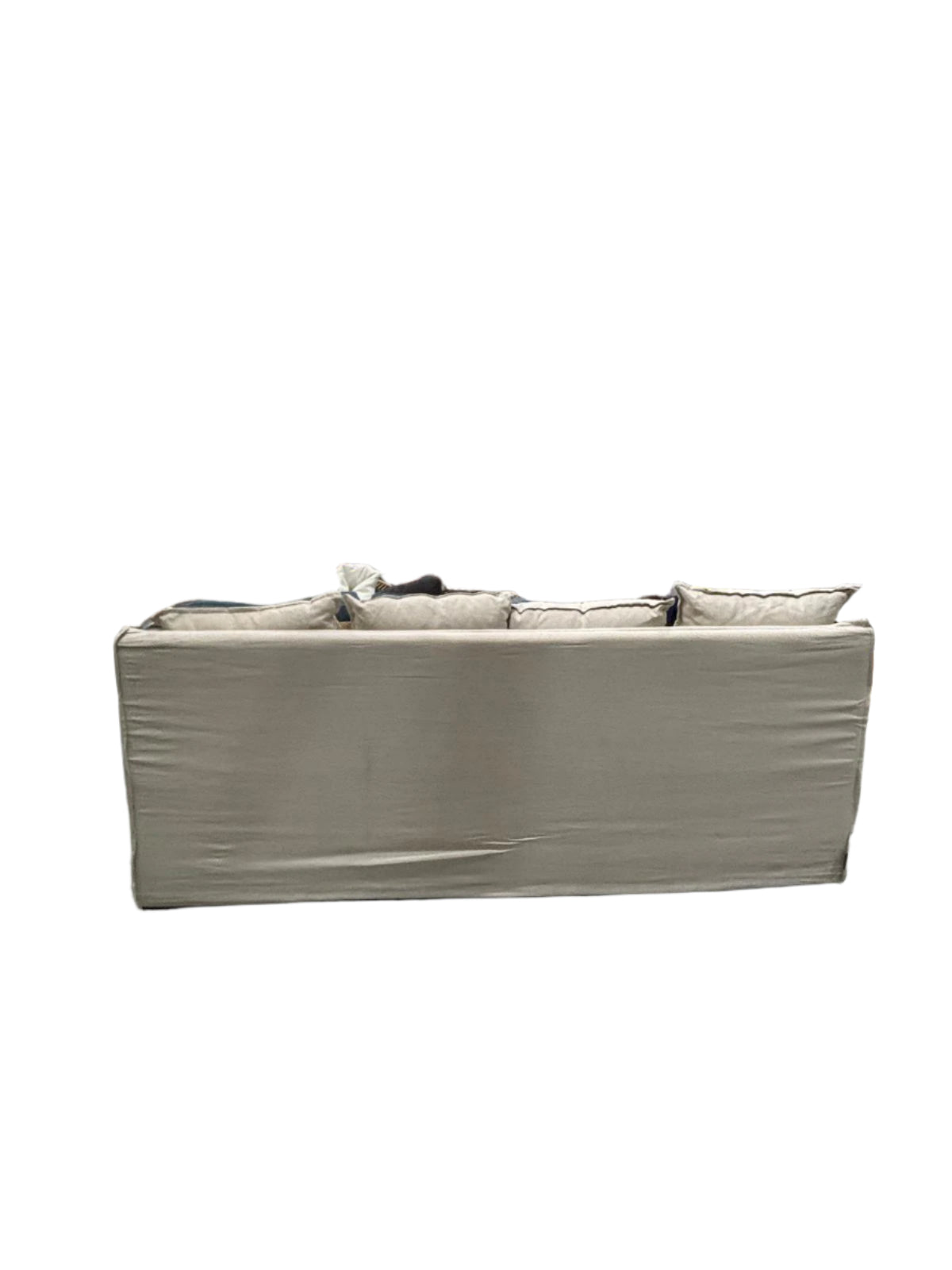 Relaxed Coastal 3-Seater Sofa in Cream