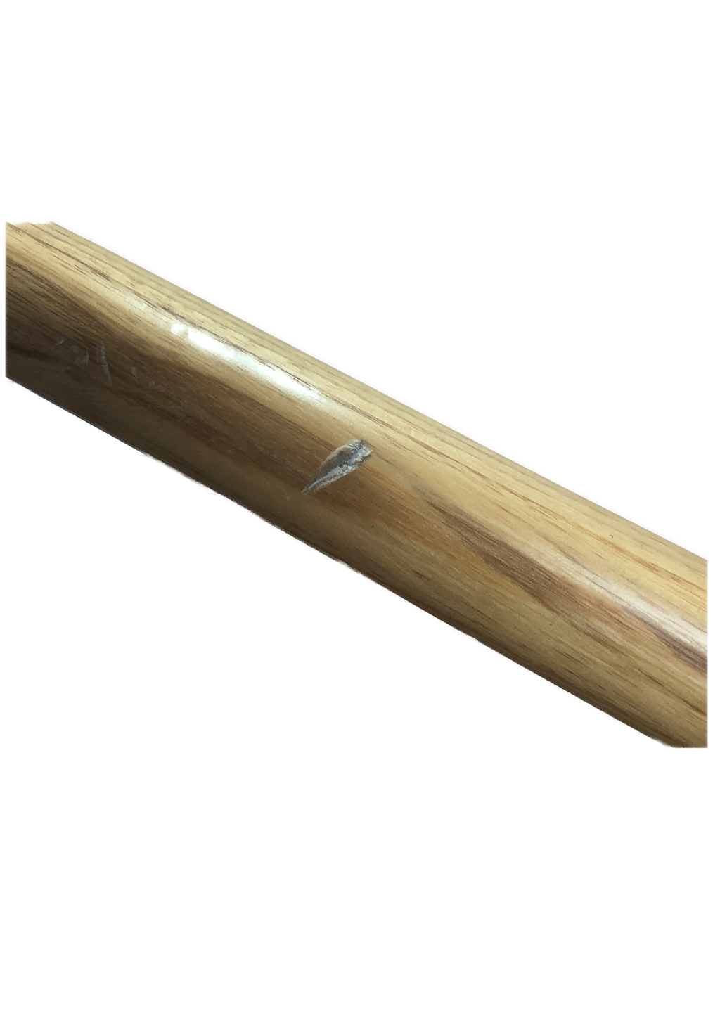 Glass top triangular coffee table oak legs