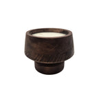 Pedestal Outdoor Wood Candle