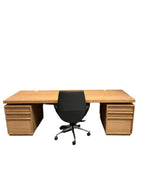 Hero Desk With File Drawers 240cm x 84cm