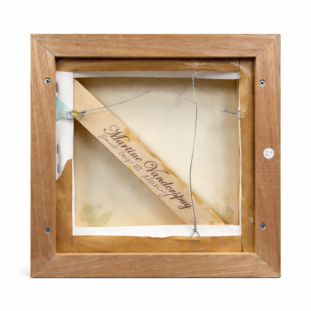 Beach Day Small Framed Resin Artwork