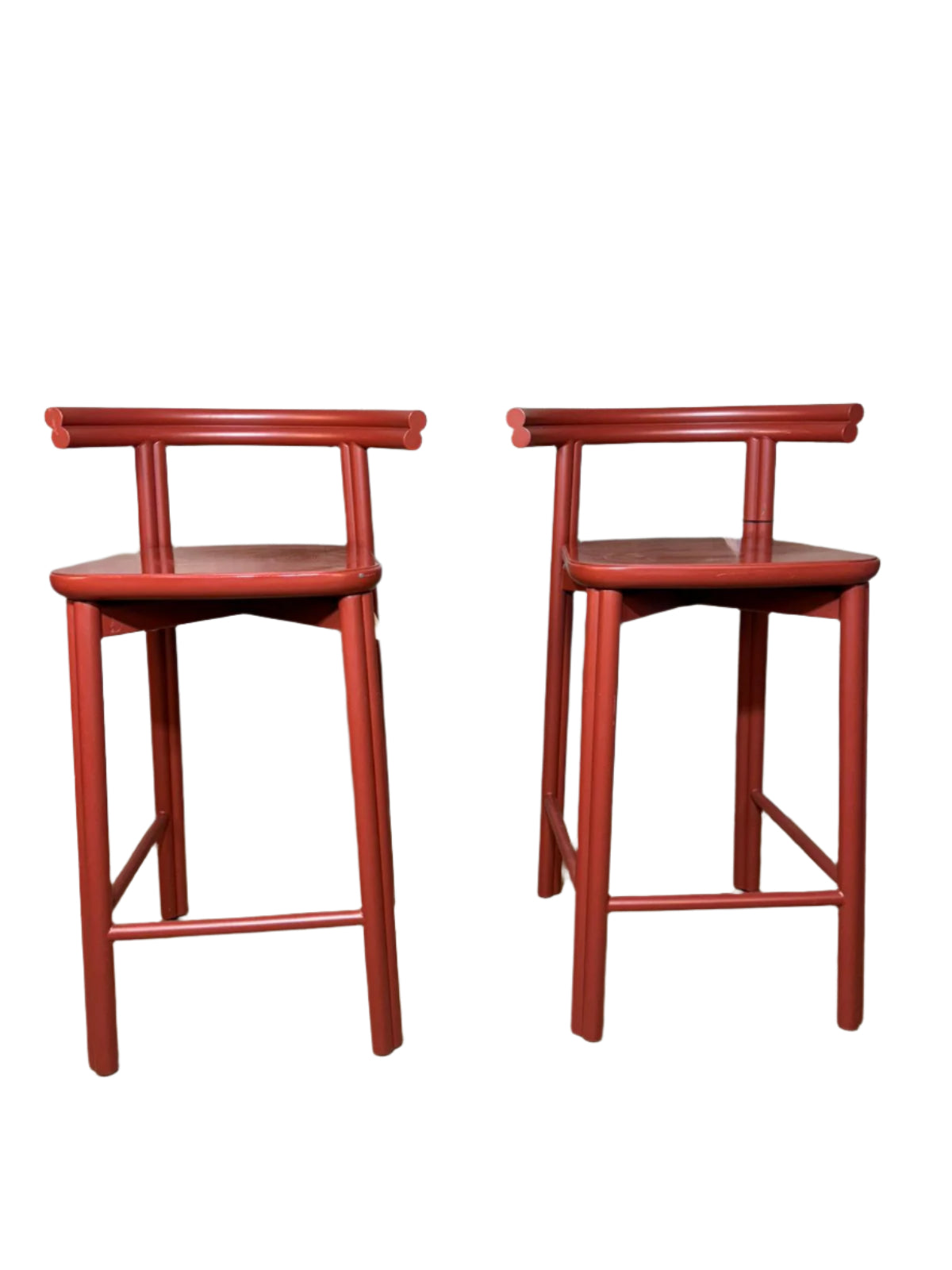 Twill Counter Chair Metal Rust Red, IconByThem