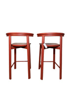 Twill Counter Chair Metal Rust Red, IconByThem